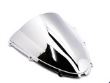 Kawasaki Ninja Zx-6R Zx636 Chrome Double Bubble Windscreen Shield 2005-2008